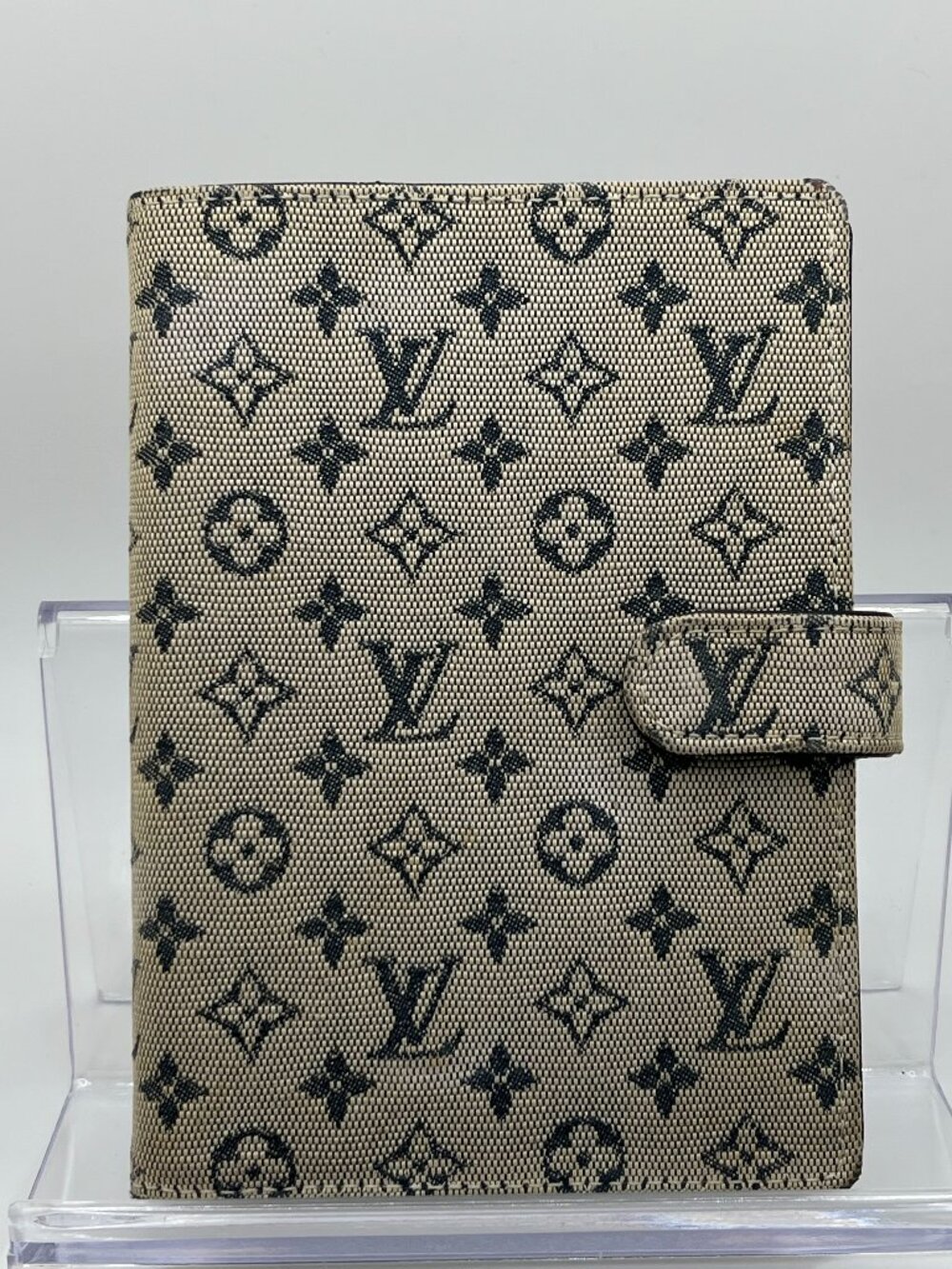 Vintage Louis Vuitton LV Blue Mini Lin PM Agenda